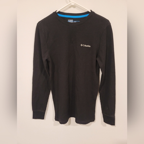 Columbia waffle knit thermal long sleeves | Size S | Black | NWOT - Picture 1 of 5